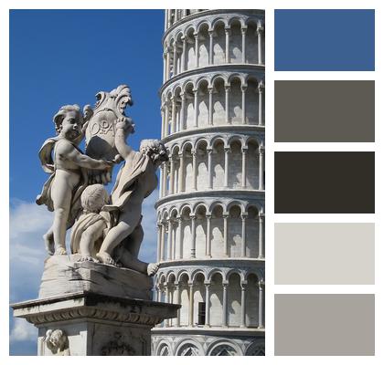 Pisa Grandpa Leaning Tower Image